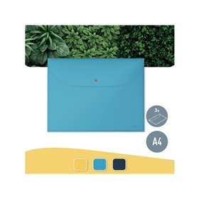 Leitz  Cosy Privacy Dokumentenhülle mit zwei Taschen Sanftes Blau