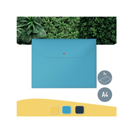 Leitz  Cosy Privacy Dokumentenhülle mit zwei Taschen Sanftes Blau