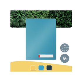 Leitz  Cosy Privacy Sichthülle mit drei Fächern Sanftes Blau