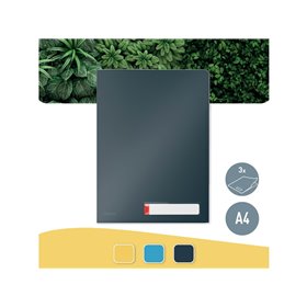 Leitz  Cosy Privacy Sichthülle mit drei Fächern Samtgrau