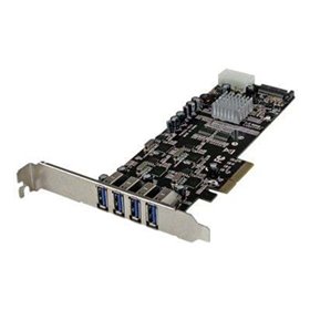 StarTech.com 4 Port Quad Bus PCI Express PCIe USB 3.0 Card w/ UASP & Strom