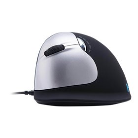 R-Go Tools R-Go HE Mouse Ergonomic Mouse Large Left - Maus (Silber)