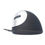 R-Go Tools R-Go HE Mouse Ergonomic Mouse Large Left - Maus (Silber)