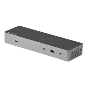 StarTech.com Thunderbolt 3 Dock w/USB-C Host Compatibility - Dual 4K 60Hz DP 1.4 or HDMI TB3/USB-C Docking Station - 1x 8K - 96W