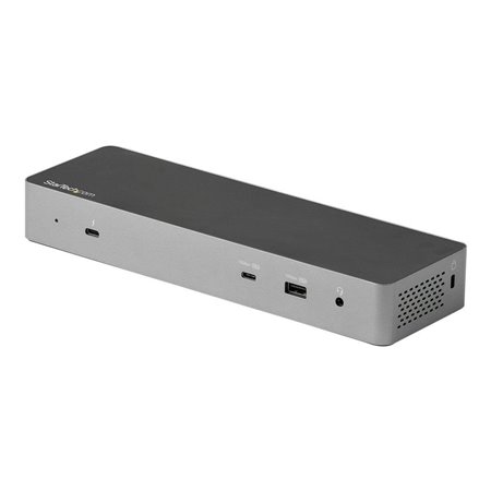 StarTech.com Thunderbolt 3 Dock w/USB-C Host Compatibility - Dual 4K 60Hz DP 1.4 or HDMI TB3/USB-C Docking Station - 1x 8K - 96W