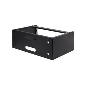 StarTech.com WALLMOUNT4 4U Wall Mount Network Rack - 14 Inch Deep (Low Profile) - 19" Patch Panel Bracket for Shallow Server and