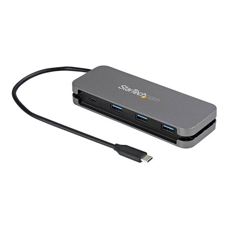 StarTech.com 4 Port USB C Hub - 3x USB-A/1xUSB-C - 5Gbps USB 3.0 Type-C Hub (3.2 Gen 1) - Bus Powered - 11.2" Cable w/ Cable Man