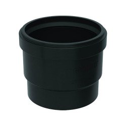 Geberit Pe connector sleeve geberit 75mm o-ring black.