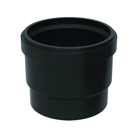 Geberit Pe connector sleeve geberit 75mm o-ring black.