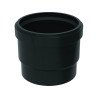 Geberit Pe connector sleeve geberit 75mm o-ring black.