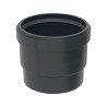 Geberit Pe connector sleeve geberit 75mm o-ring black.