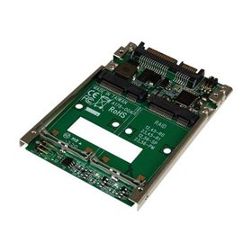 StarTech.com Dual mSATA SSD zu 2.5" SATA RAID Adapter Konverter