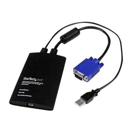 StarTech.com KVM Console zu Notebook USB 2.0 Portable Crash Cart Adapter mit File Transfer