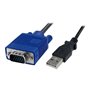StarTech.com KVM Console zu Notebook USB 2.0 Portable Crash Cart Adapter mit File Transfer