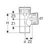 Geberit silent pp manifold 87.5° 110/110mm 2mf.