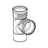 Geberit silent pp manifold 87.5° 110/110mm 2mf.