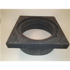 Gavatec Square frame for water meter cover ø400 mm in plastic