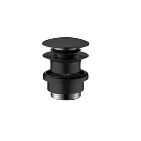 Hansgrohe waste set brass push-open for basin and bidet mixers matt black