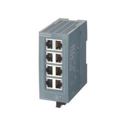 Siemens Scalance xb008 unmanaged industrial ethernet switch for 10/100 mbit/s