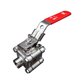 Lemvigh-Muller Ballvalve mars 83 ø25x1.2 sms fb 3-part
