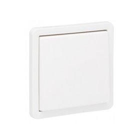 Niko-Servodan Splashproof surface-mounting switch 10 ax/250 vac with plug-in terminals excluding surface-mounting box white