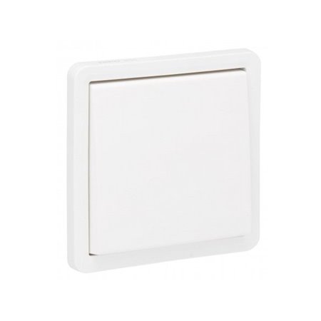 Niko-Servodan Splashproof surface-mounting switch 10 ax/250 vac with plug-in terminals excluding surface-mounting box white