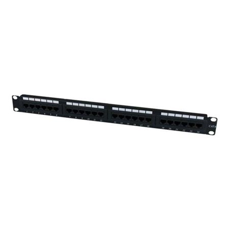 StarTech.com 24 Port 1U Rack Befestigungskit Cat 6 110 Patch Panel