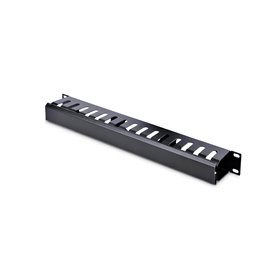 StarTech.com 1U Horizontal Finger Duct Kabel Management Panel mit Abdeckung