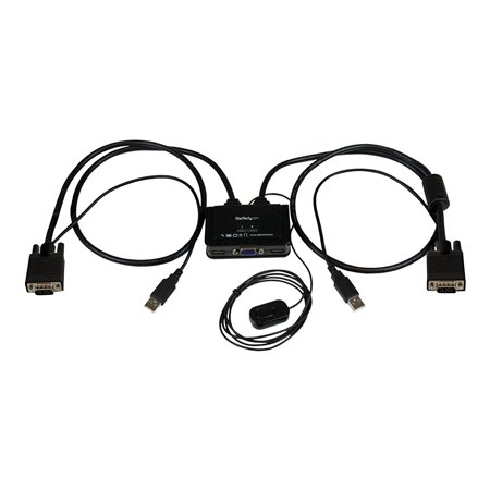 StarTech.com 2 Port USB VGA Kabel KVM Switch