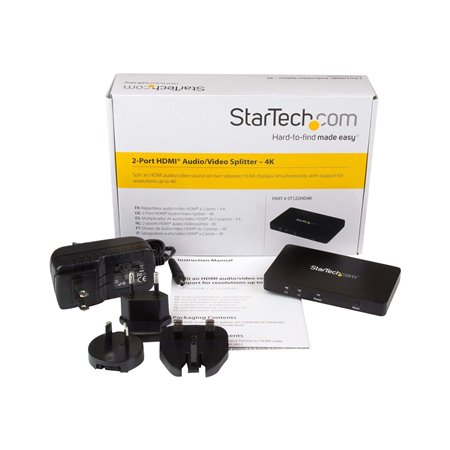 StarTech.com 4K HDMI 2-Port Video Splitter