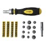 Millarco Bits set with ratchet handle - 46 pcs.