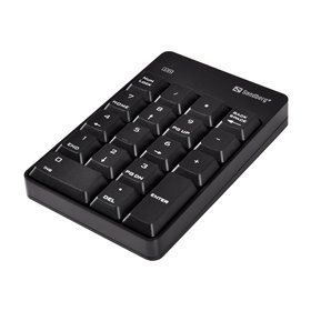 Sandberg Wireless Numeric Keyboard 2 - Numpad - Schwarz