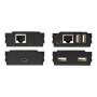 StarTech.com 4-Port USB 2.0 Extender Hub over Single CAT5e/CAT6 Ethernet Cable (RJ45) - 330ft (100m) - USB Extender Hub Adapter 
