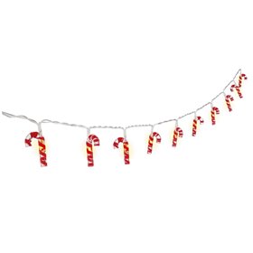 Goobay String Light "Candy Canes" with 10 LEDs