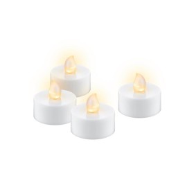 Goobay Set of 4 LED tea lights with timer