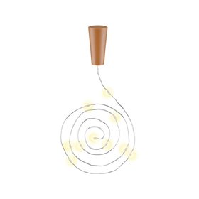 Pro Bottle string light with 10 LEDs incl. timer