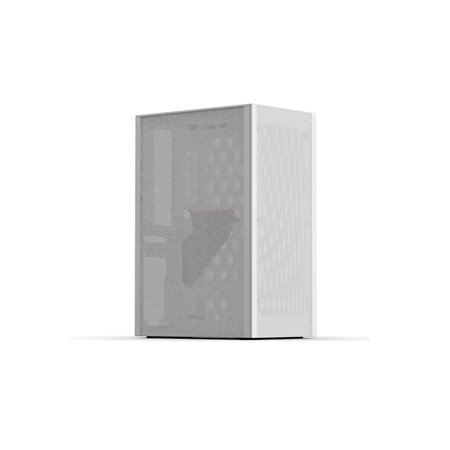 Ssupd Meshlicious Mini ITX Case - Full Mesh - PCIe 4.0 - White - Gehäuse - Minitower - Weiß