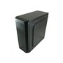 LC Power Midi LC-Power 7039B black - Gehäuse - Tower - Schwarz