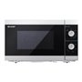 Sharp YC-MG01E-S - microwave oven with grill - freestanding - silver/black
