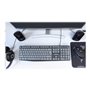 Natec Nautilus - keyboard - US - black - Tastaturen - Englisch - US - Grau