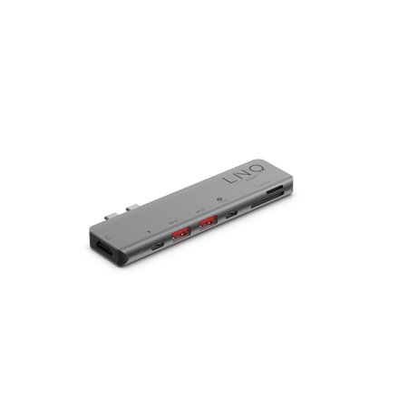 LINQ 7-in-2 Pro Multiport Adapter 4K HDMI (with Thunderbolt Pass-Through)