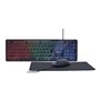 Gembird KBS-UML-01 - keyboard mouse and mouse pad set - US - Tastatur, Maus und Mousepad-Set - Englisch - US - Schwarz