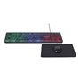 Gembird KBS-UML-01 - keyboard mouse and mouse pad set - US - Tastatur, Maus und Mousepad-Set - Englisch - US - Schwarz