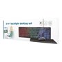 Gembird KBS-UML-01 - keyboard mouse and mouse pad set - US - Tastatur, Maus und Mousepad-Set - Englisch - US - Schwarz