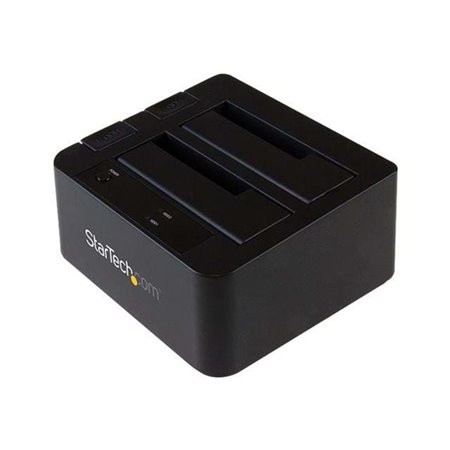 StarTech.com USB 3.1 Gen 2 (10Gbps) Dual-Bay Dock for 2.5"/3.5" SATA Drives