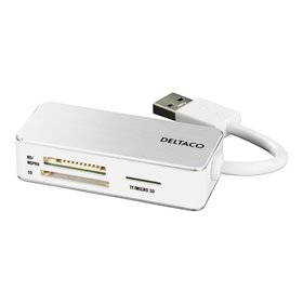 Deltaco UCR-147 - Card reader (MS PRO MS PRO Duo TransFlash SDHC microSDHC)  USB 3.0