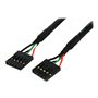 StarTech.com 12in Internal 5 pin USB IDC Motherboard Header Cable F/F (USBINT5PIN12) - USB cable - 5 pin IDC to 5 pin IDC - 30.5