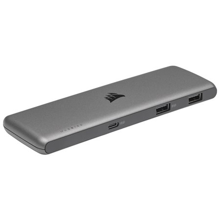 Corsair USB100 7-Port USB Type-C/USB Type-A Expansion Hub USB-Hubs - USB 3.1 - 7 - Grau
