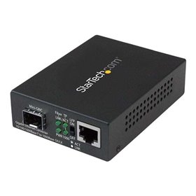StarTech.com Gigabit Ethernet Fiber Media Converter with Open SFP Slot