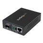 StarTech.com Gigabit Ethernet Fiber Media Converter with Open SFP Slot